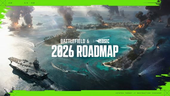 Roadmapa Battlefield 6 na rok 2026 nové sezóny prinesie mapy, battle royale Solos, námorné boje a ranked režimy